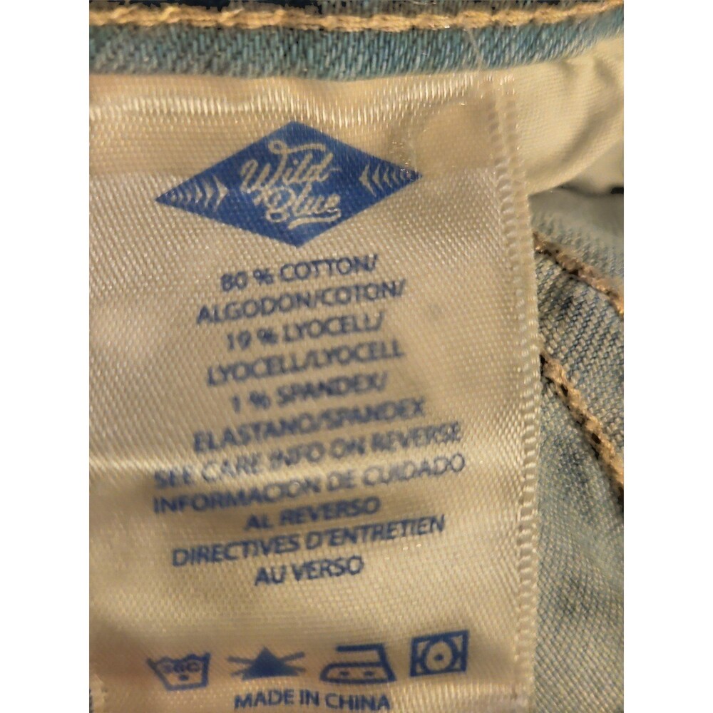 Wild Blue Faded Leggings SZ 1 - Picture 7 of 8